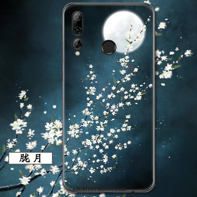 Huawei P Smart+ 2019 Kuoret Murtumaton Kotelo Kiinalainen Tyyli Pehmeä Neste Violetti