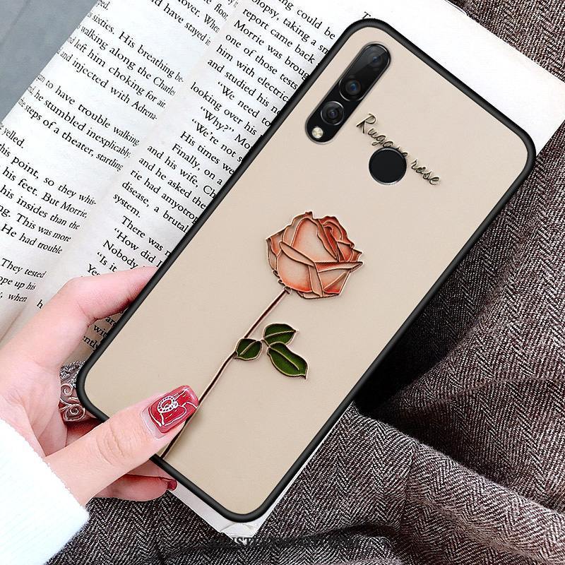 Huawei P Smart+ 2019 Kuoret Pesty Suede Persoonallisuus Kukka All Inclusive Rakastunut