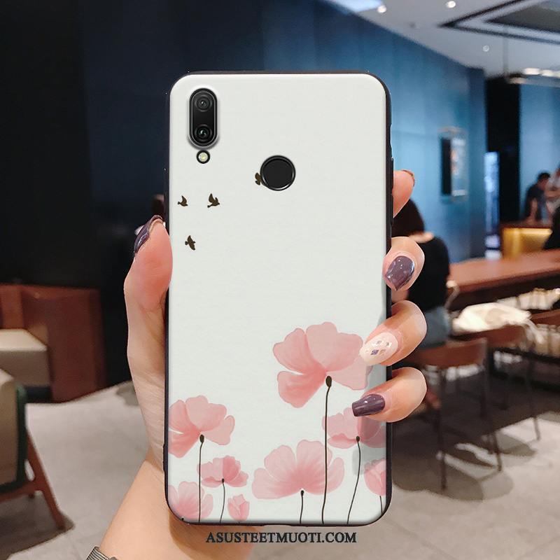 Huawei P Smart 2019 Kuoret Puhelimen Pieni Pinkki Kuori Keltainen