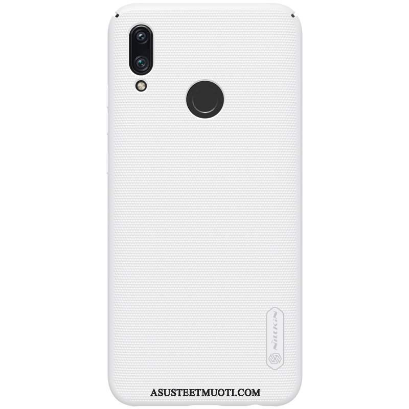 Huawei P Smart 2019 Kuori Kuoret Pesty Suede Puhelimen Kotelo Murtumaton