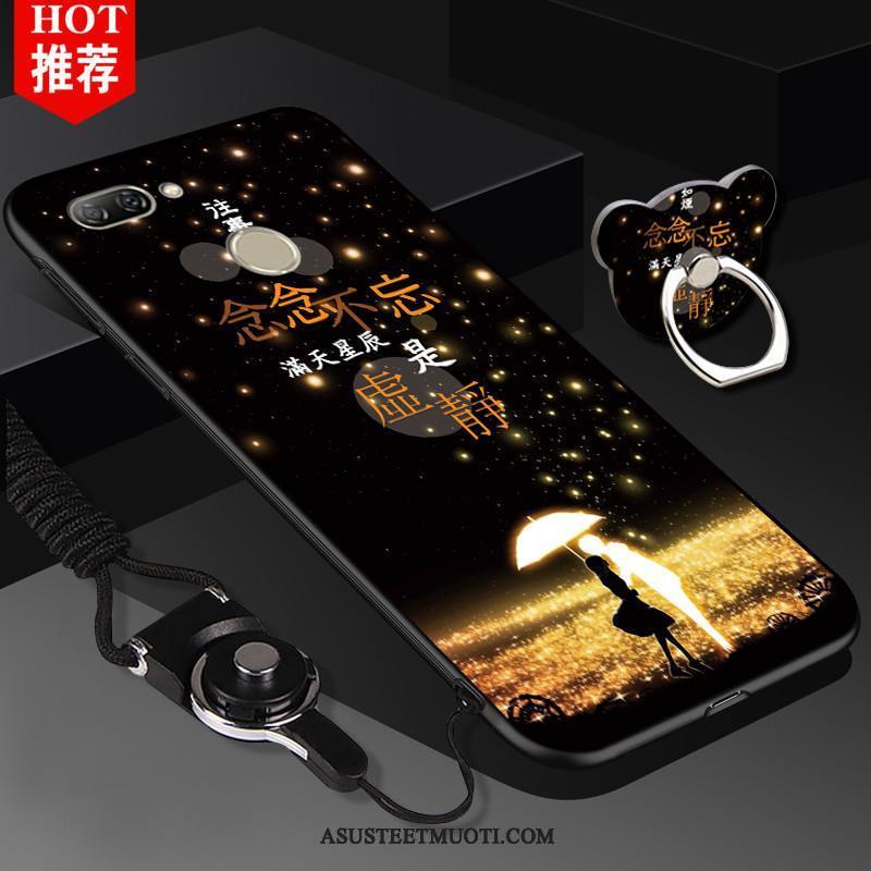 Huawei P Smart Kuori Kuoret Puhelimen Musta Pehmeä Neste Kotelo
