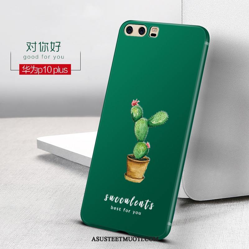 Huawei P10 Plus Kuori Kuoret Ohut Suojaus Silikoni Pesty Suede Kotelo