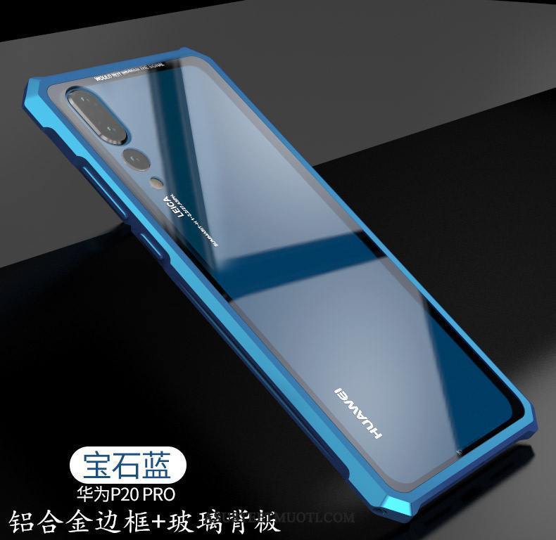 Huawei P20 Pro Kuoret Puhelimen Metalli Suojaus Läpinäkyvä Trendi