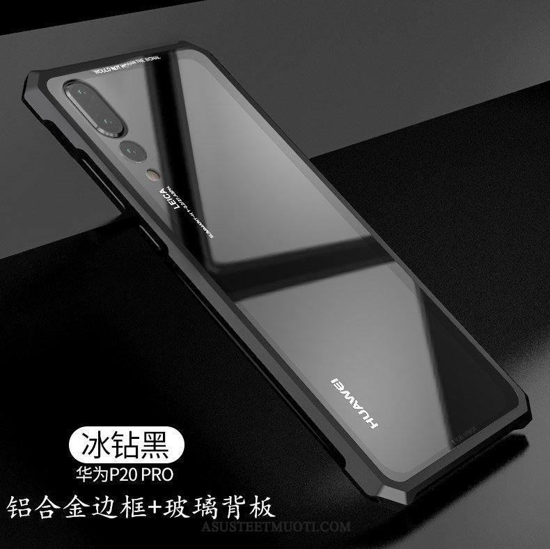 Huawei P20 Pro Kuoret Puhelimen Metalli Suojaus Läpinäkyvä Trendi