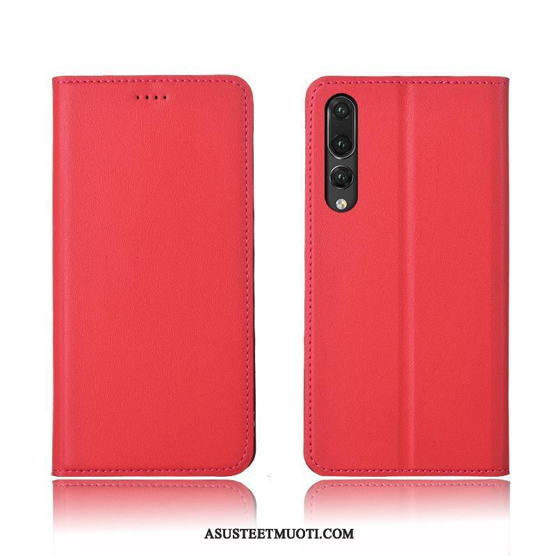 Huawei P20 Pro Kuori Kuoret Nahkakotelo Pehmeä Neste Aito Nahka All Inclusive Puhelimen