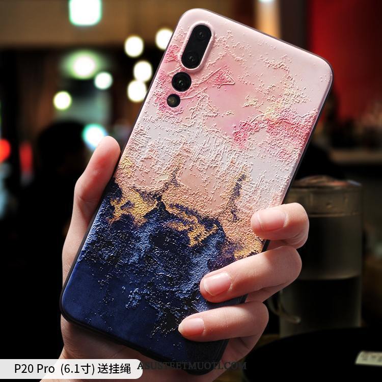 Huawei P20 Pro Kuori Kuoret Tide-brändi Ripustettavat Koristeet Ohut Uusi Pehmeä Neste