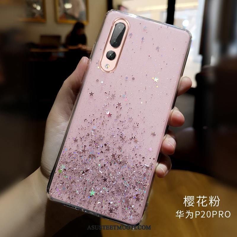 Huawei P20 Pro Kuori Kuoret Tide-brändi Silikoni Läpinäkyvä Murtumaton