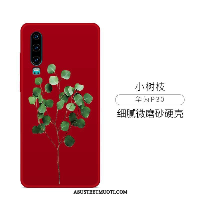 Huawei P30 Kuoret Luova Persoonallisuus Puhelimen Pesty Suede Keltainen