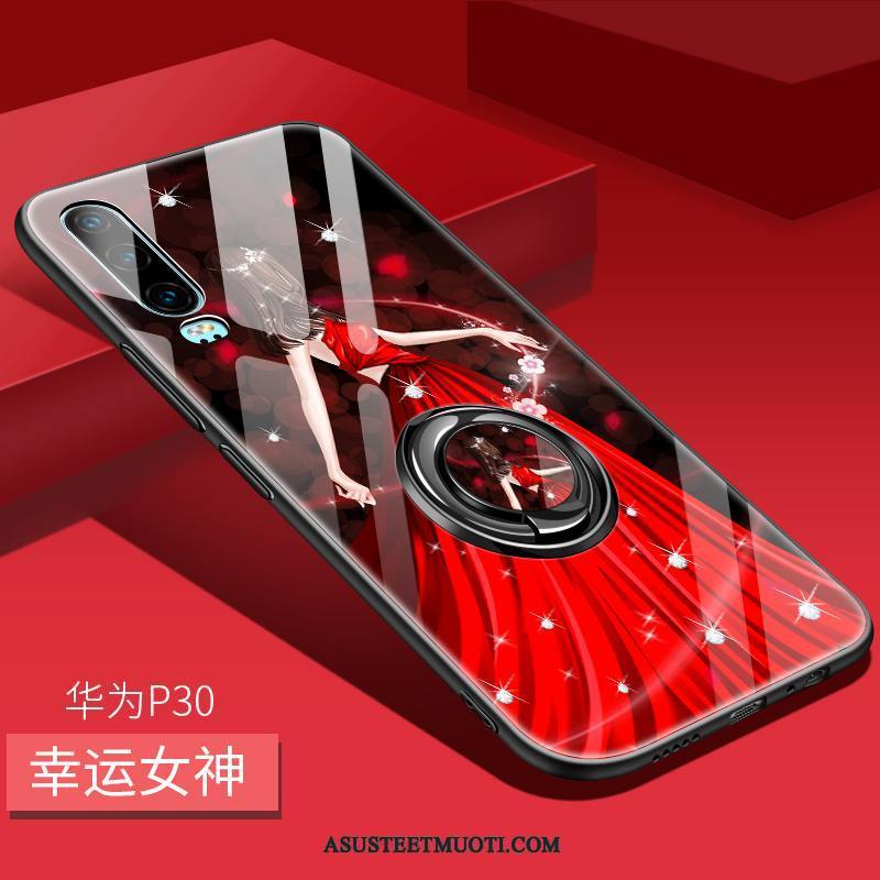 Huawei P30 Kuoret Pehmeä Neste Luova Kotelo All Inclusive Silikoni
