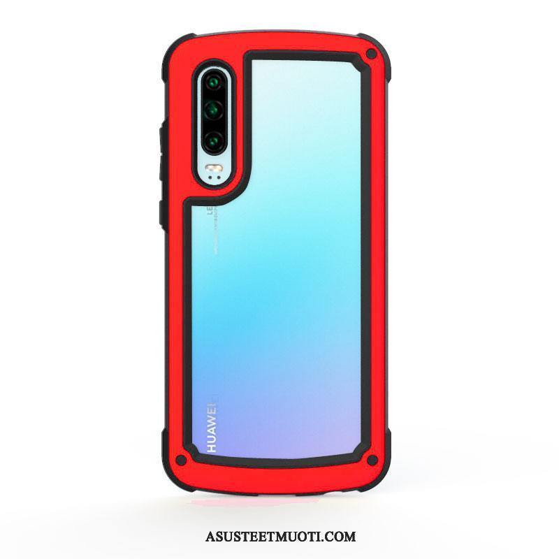 Huawei P30 Kuori Kuoret Kotelo Ylellisyys Suojaus Kolme Puolustusta Persoonallisuus