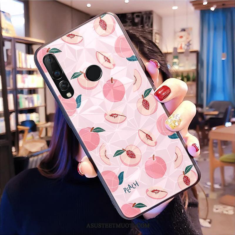 Huawei P30 Lite Kuoret Jauhe Net Red Murtumaton Pieni Kukkakuvio