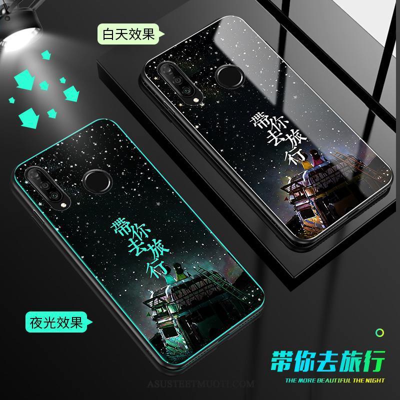 Huawei P30 Lite Kuoret Ripustettavat Koristeet Kotelo Suojaus Lasi Puhelimen