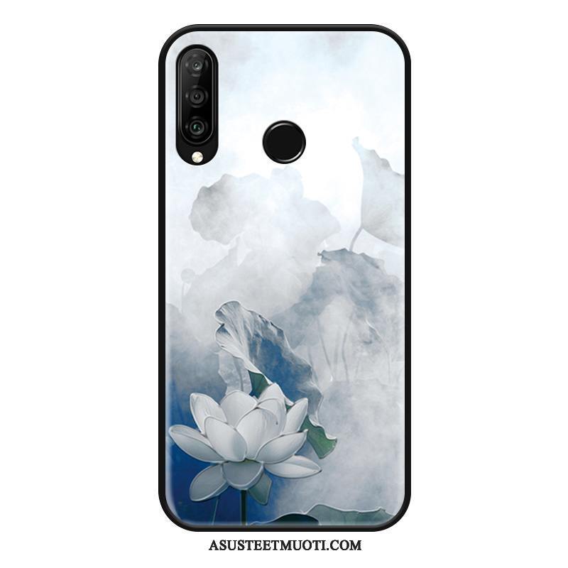 Huawei P30 Lite Kuoret Yksinkertainen Taide Murtumaton Musta Kustannukset