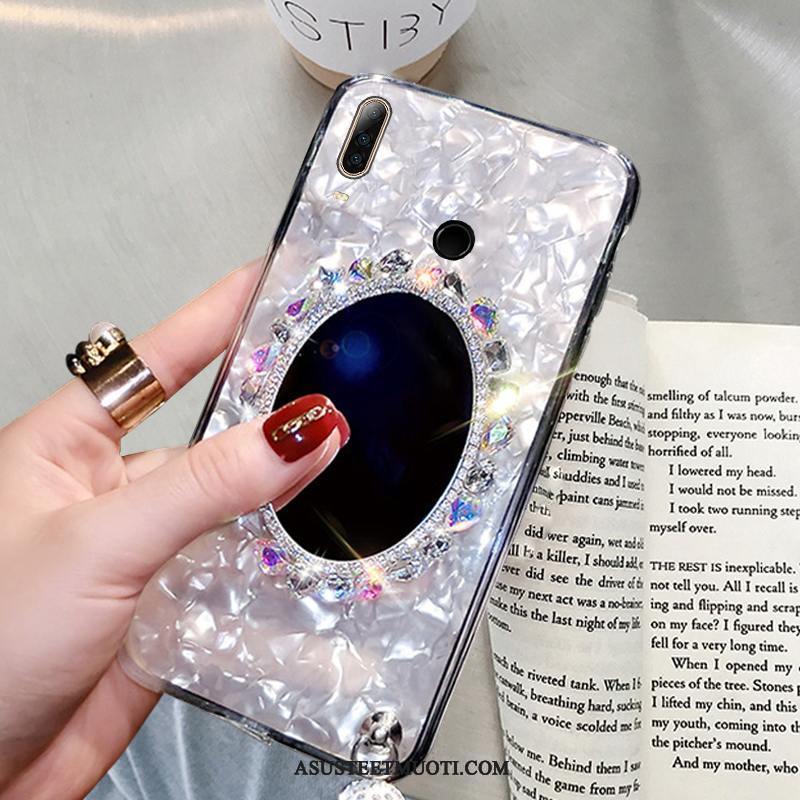 Huawei P30 Lite Kuori Kuoret Nuoret Suojaus Jauhe Rhinestone Inlay