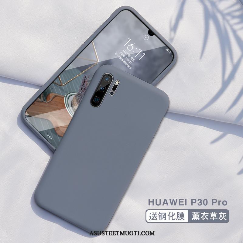 Huawei P30 Pro Kuoret Pehmeä Neste Puhelimen Kuori Punainen Silikoni