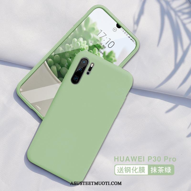 Huawei P30 Pro Kuoret Pehmeä Neste Puhelimen Kuori Punainen Silikoni