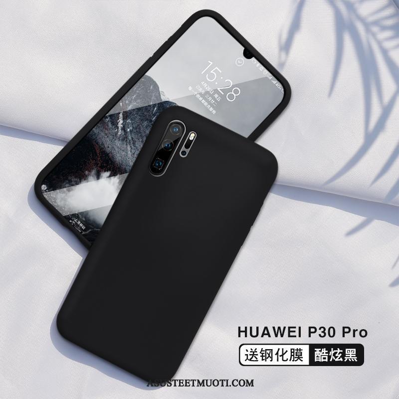 Huawei P30 Pro Kuoret Pehmeä Neste Puhelimen Kuori Punainen Silikoni