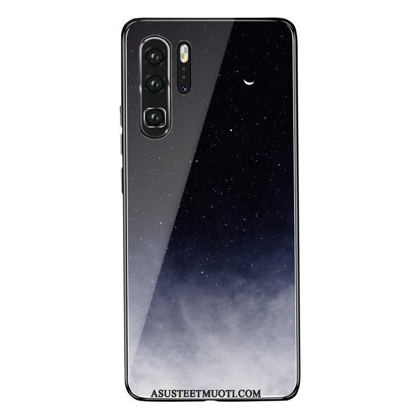 Huawei P30 Pro Kuori Kuoret Puhelimen Tähtitaivas Lasi Murtumaton Musta