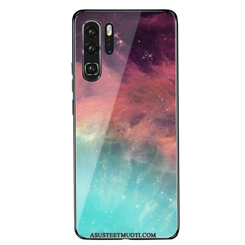 Huawei P30 Pro Kuori Kuoret Puhelimen Tähtitaivas Lasi Murtumaton Musta