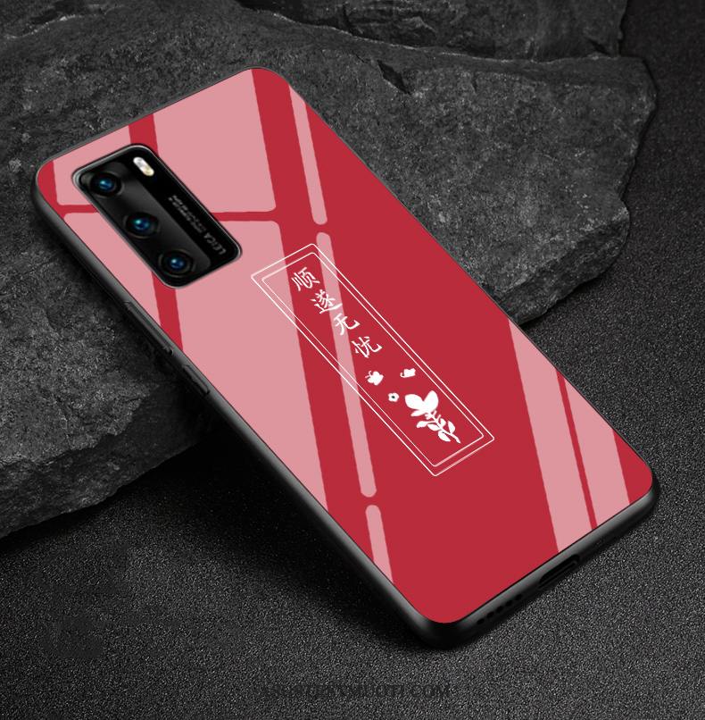 Huawei P40 Kuoret Puhelimen Kotelo All Inclusive Murtumaton Net Red