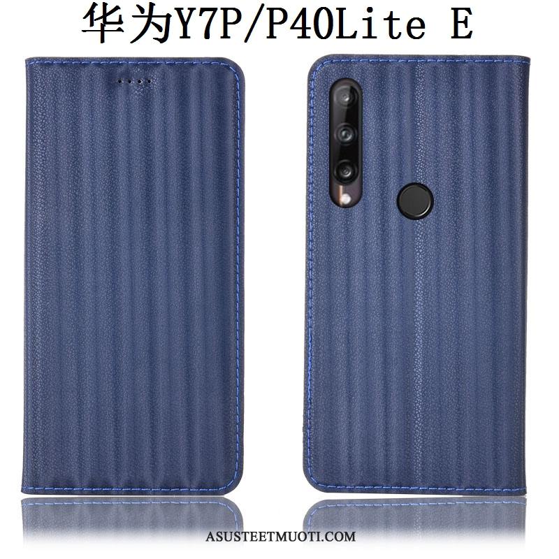 Huawei P40 Lite E Kuoret Kuori Kaltevuus Murtumaton Kotelo Violetti