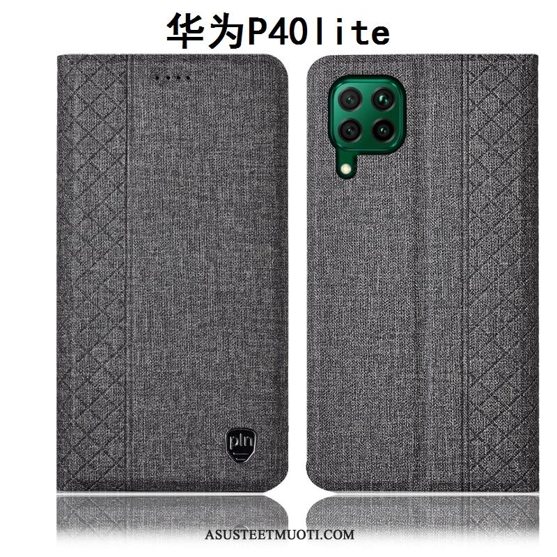 Huawei P40 Lite Kuoret Kotelo All Inclusive Puhelimen Kuori Harmaa