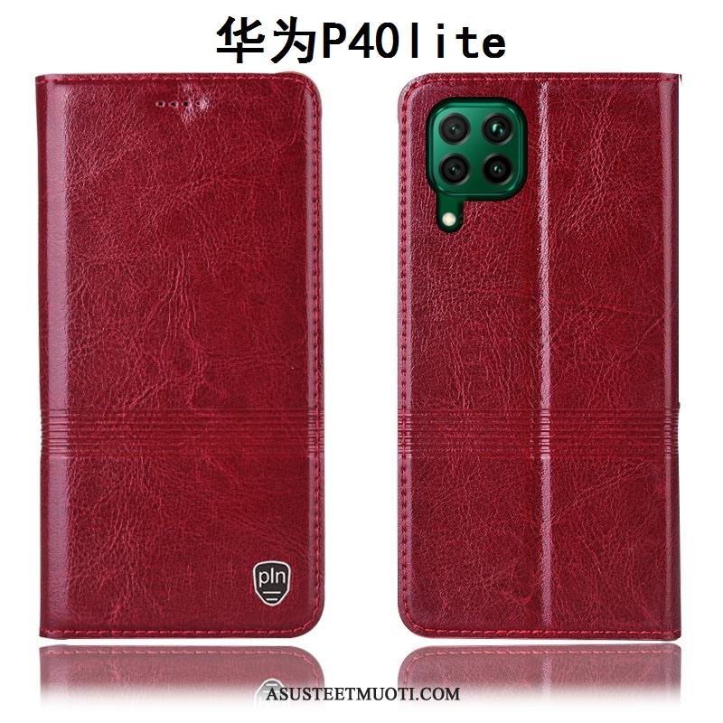 Huawei P40 Lite Kuori Kuoret All Inclusive Sininen Suojaus Murtumaton