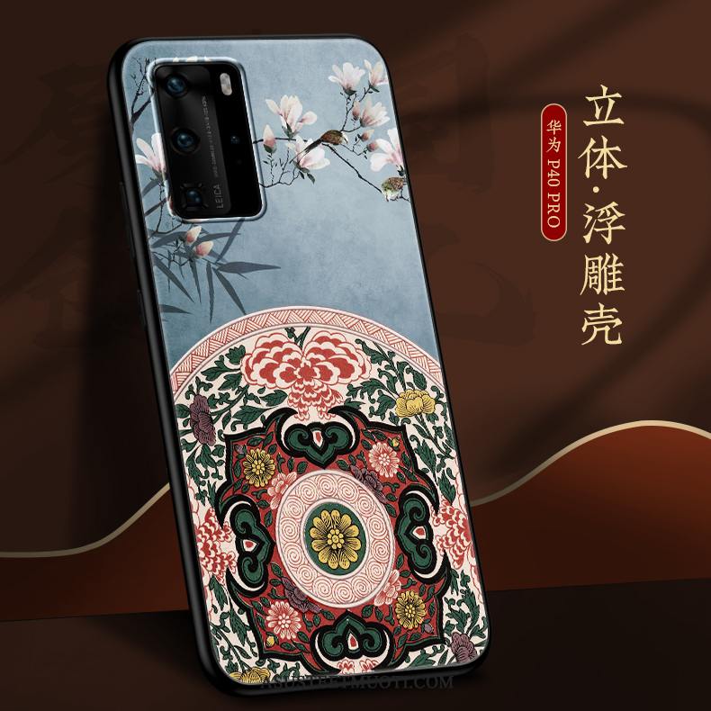 Huawei P40 Pro Kuoret Pesty Suede Persoonallisuus Kotelo Luova Vaalean