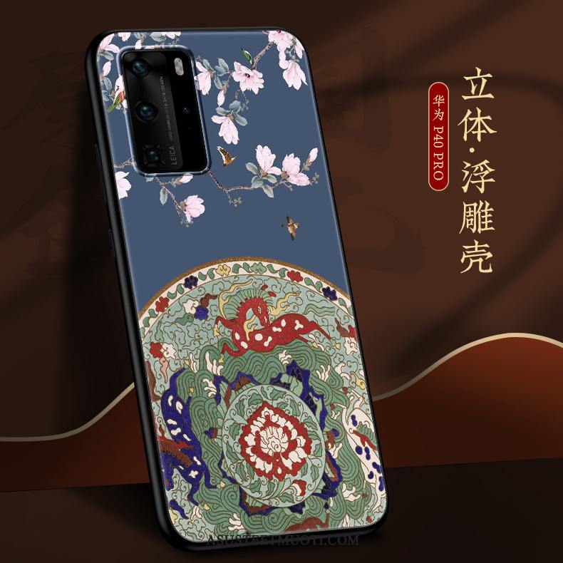 Huawei P40 Pro Kuoret Pesty Suede Persoonallisuus Kotelo Luova Vaalean