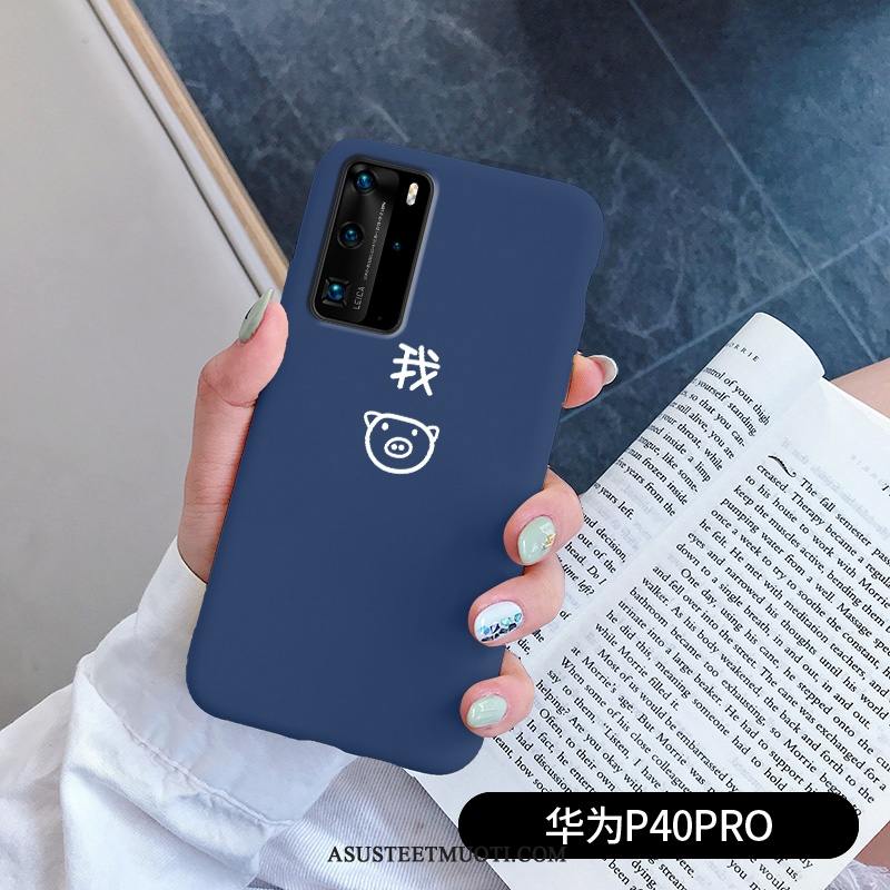 Huawei P40 Pro Kuoret Sininen Puhelimen Kuori Ultra Murtumaton