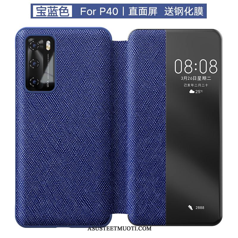 Huawei P40 Pro Kuori Kuoret All Inclusive Puhelimen Liiketoiminta Nahkakotelo Simpukka