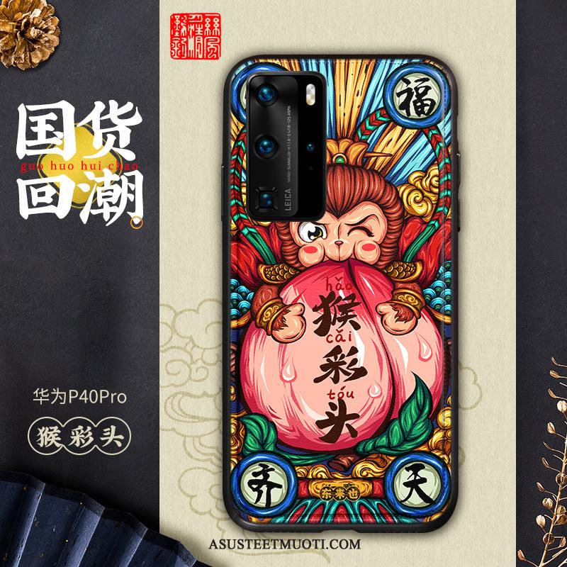 Huawei P40 Pro Kuori Kuoret Kiinalainen Tyyli Luova Puhelimen Murtumaton