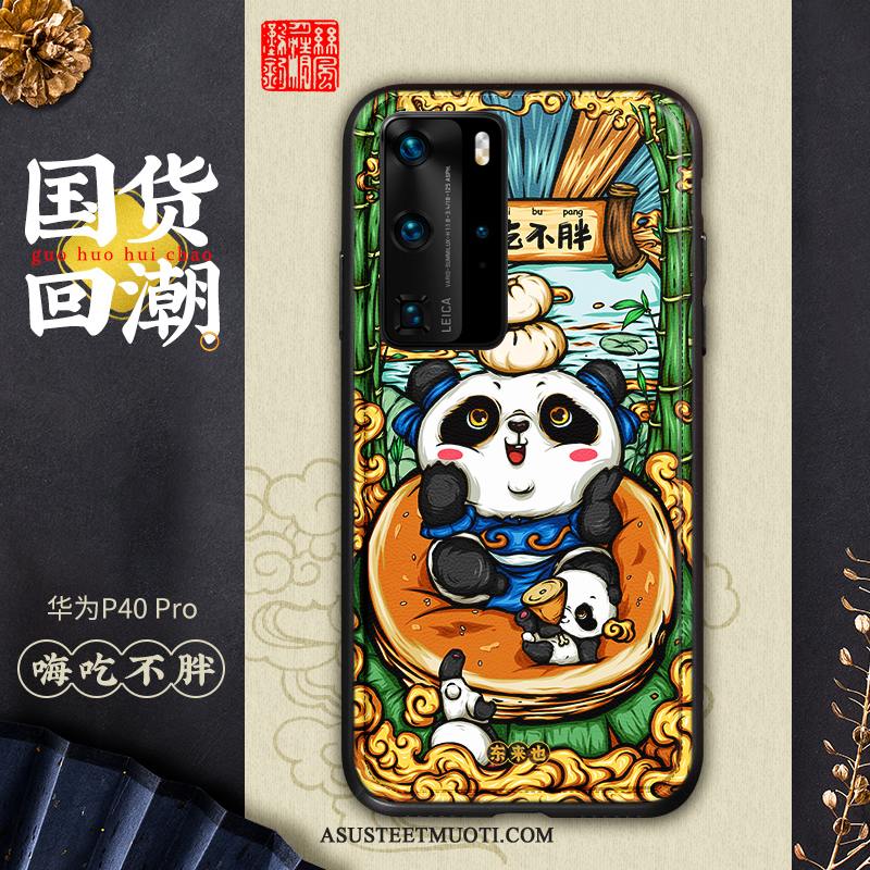 Huawei P40 Pro Kuori Kuoret Kiinalainen Tyyli Luova Puhelimen Murtumaton