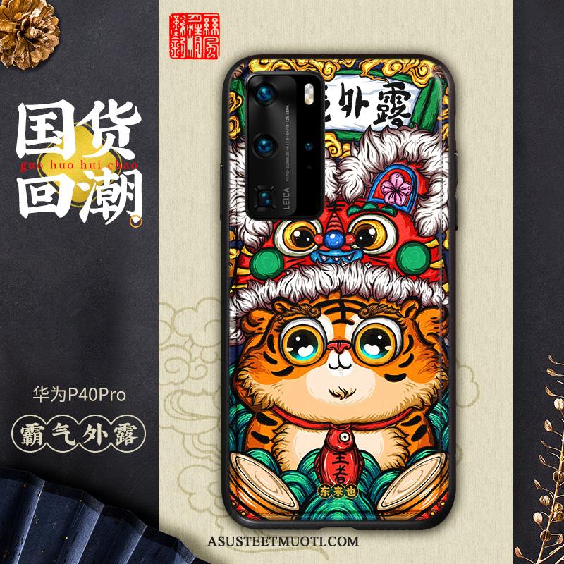 Huawei P40 Pro Kuori Kuoret Kiinalainen Tyyli Luova Puhelimen Murtumaton