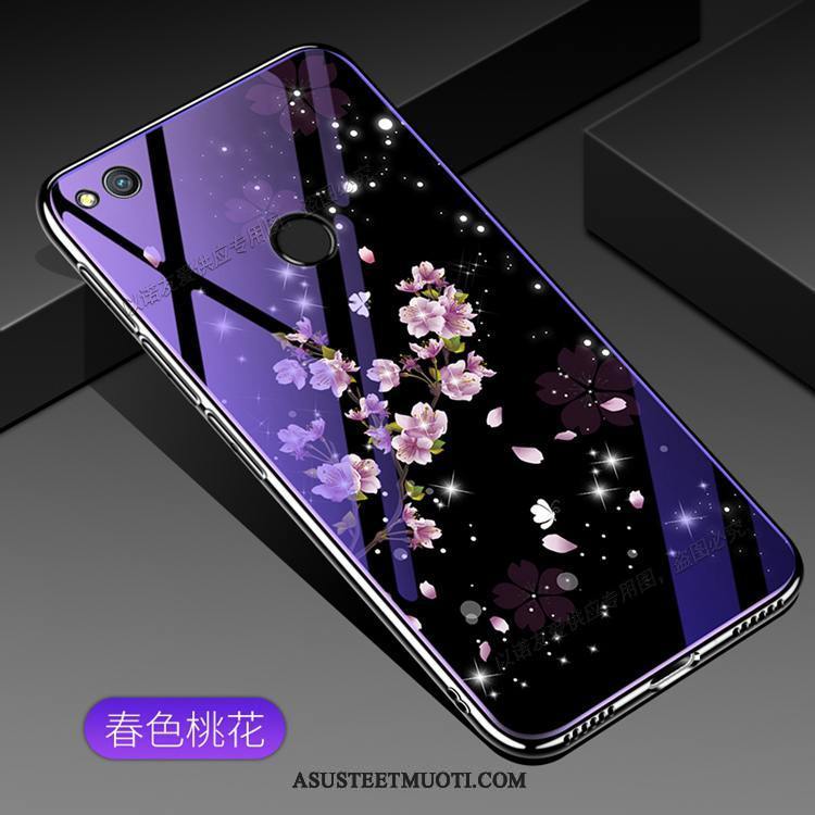Huawei P8 Lite 2017 Kuoret Nuoret Kuori Violetti Kotelo Lasi