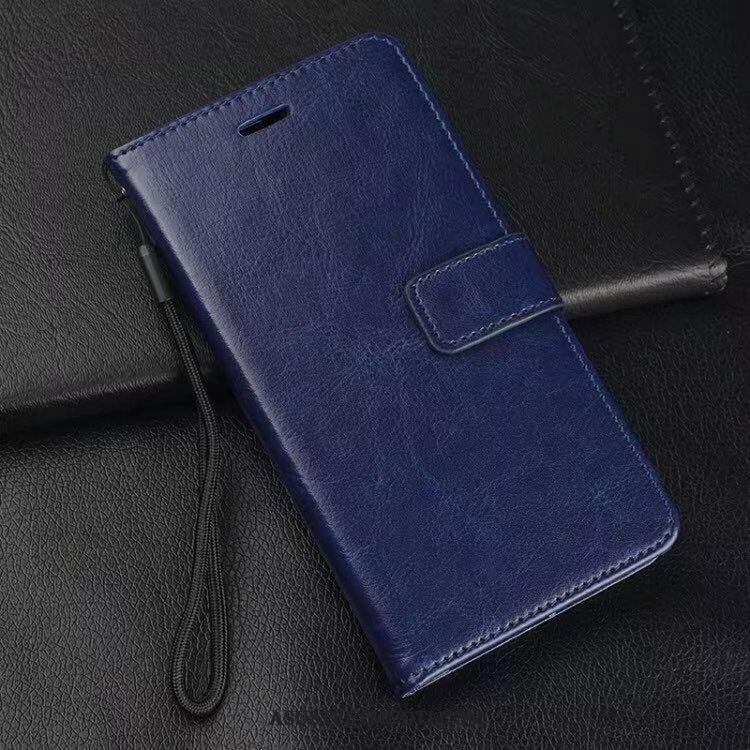 Huawei P9 Lite Kuoret Puhelimen Kuori Simpukka Sininen Nahkakotelo