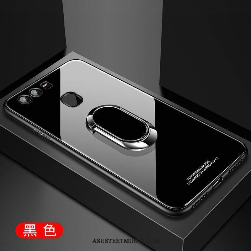 Huawei P9 Plus Kuoret Silikoni Murtumaton Suojaus Sininen Lasi