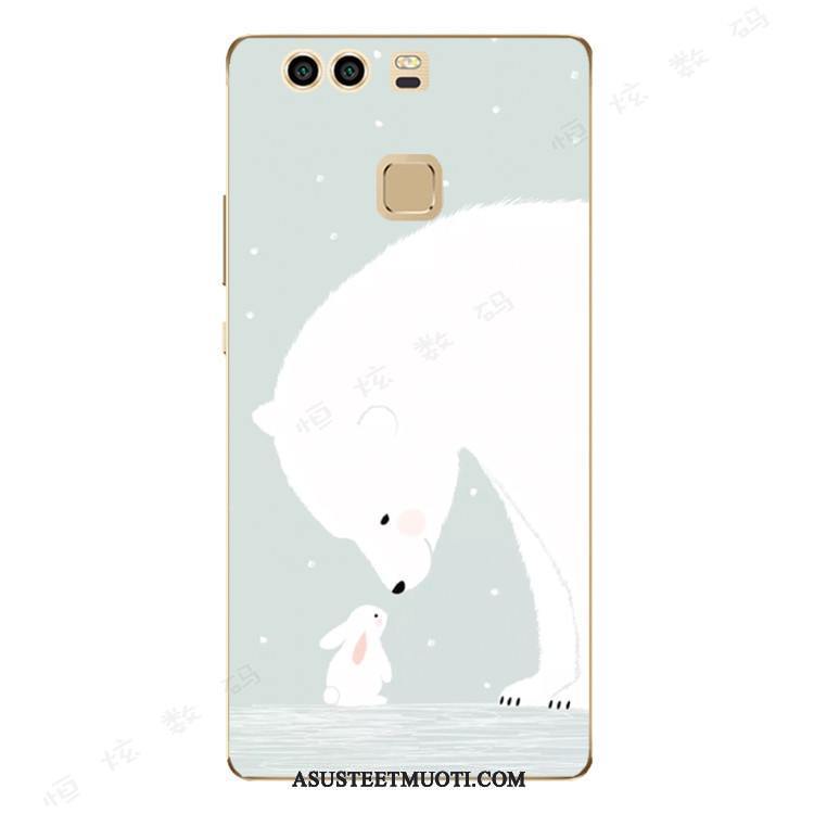 Huawei P9 Plus Kuori Kuoret Sininen Luova All Inclusive Silikoni Bear