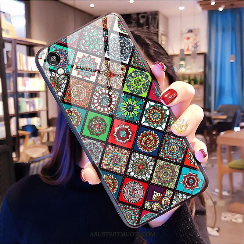 Huawei Y5 2019 Kuoret Lasi Persoonallisuus Puhelimen Vihreä Kuori