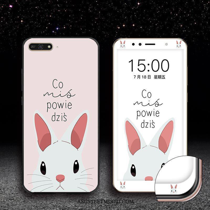 Huawei Y6 2018 Kuoret Karkaisu Puhelimen Jauhe Näytönsuojus Pesty Suede