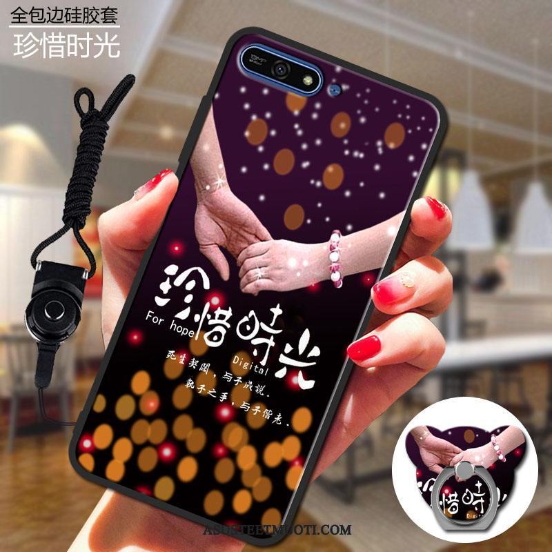 Huawei Y6 2018 Kuoret Kotelo Suojaus Silikoni Puhelimen Kuori
