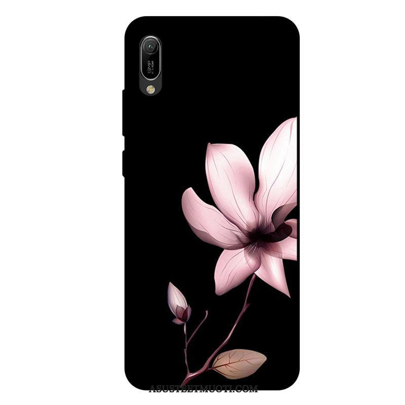 Huawei Y6 2019 Kuoret Murtumaton Muokata Pesty Suede Kuori Pieni