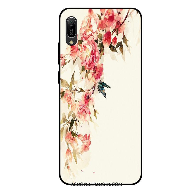 Huawei Y6 2019 Kuoret Murtumaton Muokata Pesty Suede Kuori Pieni