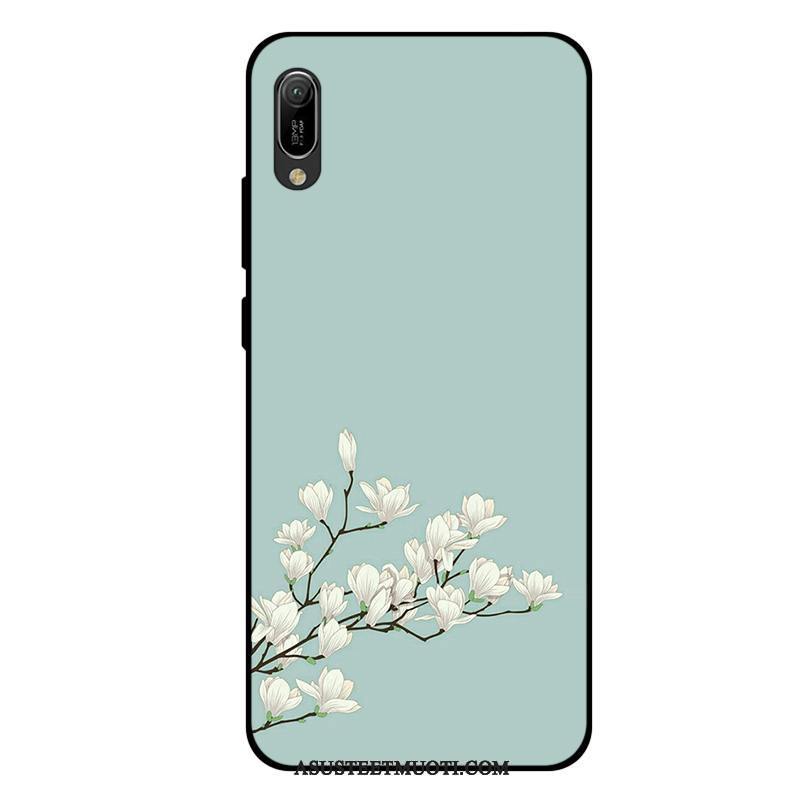 Huawei Y6 2019 Kuoret Murtumaton Muokata Pesty Suede Kuori Pieni