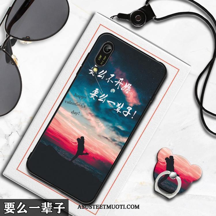 Huawei Y6 2019 Kuori Kuoret Puhelimen Pehmeä Neste Murtumaton Ripustettavat Koristeet Persoonallisuus