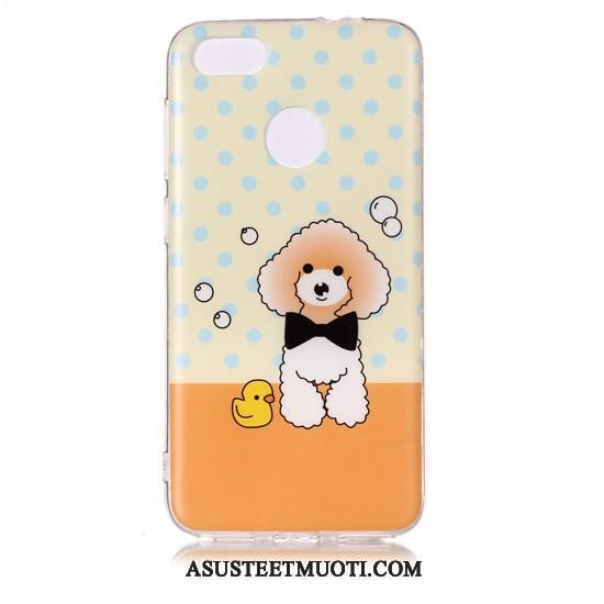 Huawei Y6 Pro 2017 Kuoret Ripustettavat Koristeet Kotelo Murtumaton Pesty Suede Puhelimen