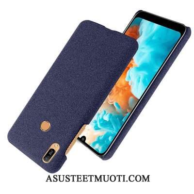 Huawei Y6s Kuori Kuoret Harmaa Pesty Suede Suojaus Kova Murtumaton