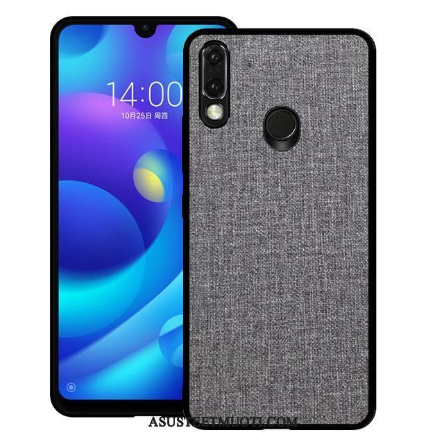 Huawei Y7 2019 Kuori Kuoret Pehmeä Neste Murtumaton Harmaa Silikoni