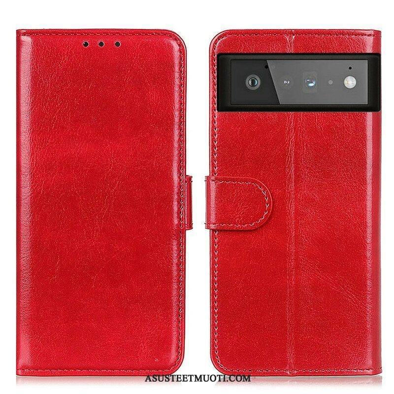 Kotelot Google Pixel 6 Faux Leather Finesse