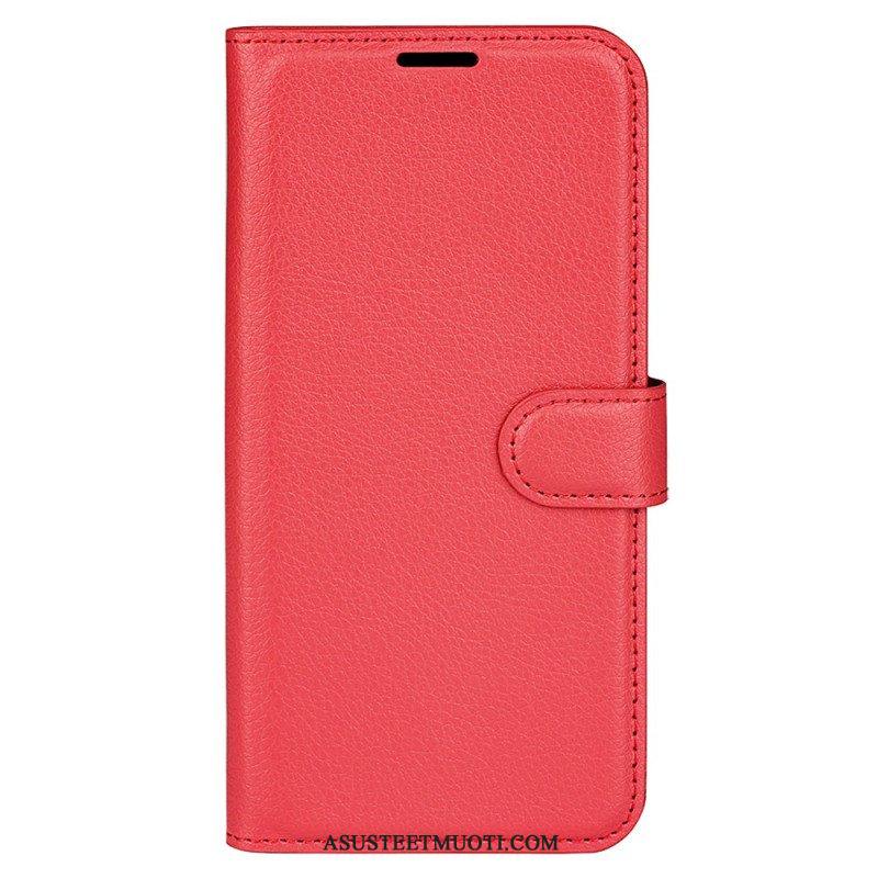 Kotelot Honor 90 Classic Litchi Faux Leather